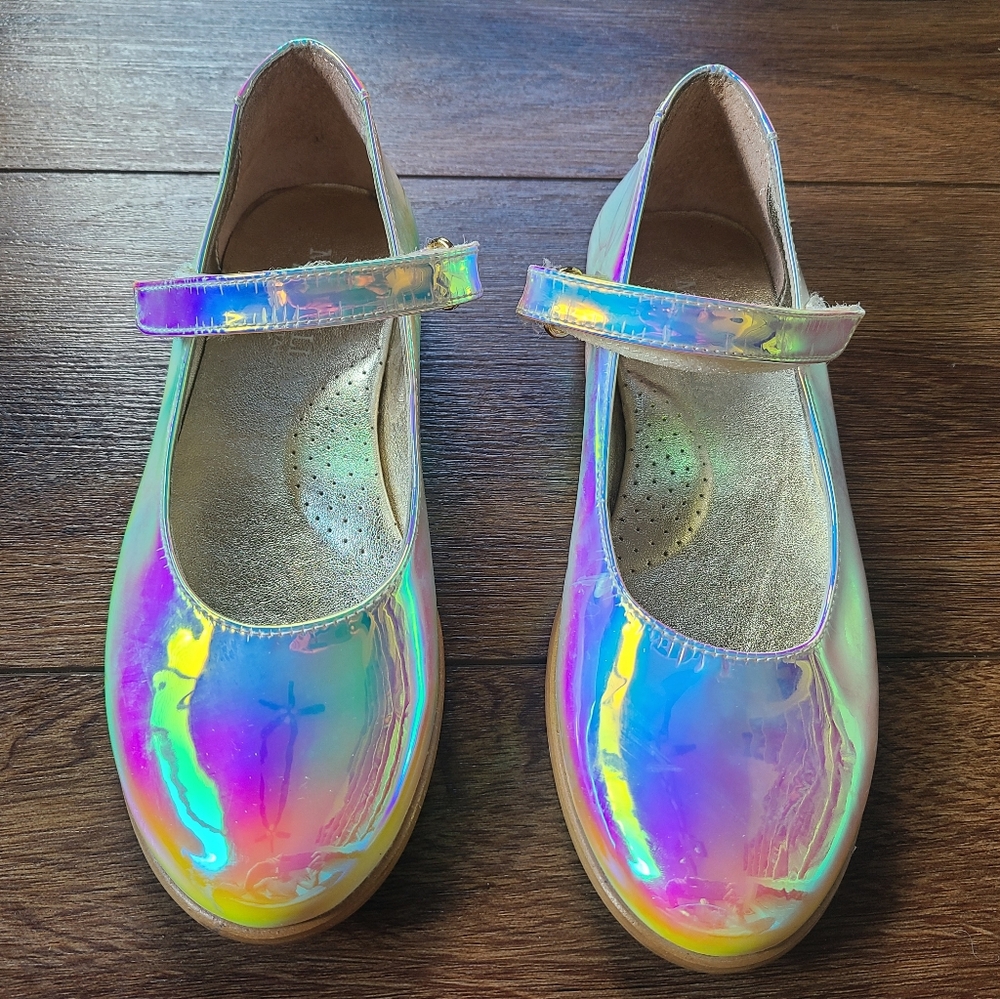 MonnaLisa Iridescent Ballet Flat EU 32 US Girls 1
